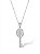 Colar Chave Cravejada em Prata 925 - Imagem 3