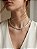Choker Riviera Baguete em Aço Inoxidável Linha Premium - Imagem 1