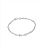 Pulseira Ponto de Luz Navete em Prata 925 - Imagem 3