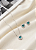 Conjunto Coração Cravejado Zircônia Prata 925 - Imagem 5