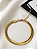 Pulseira Fita Lisa Banhado a Ouro Aço Inox - Imagem 2