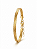 Pulseira Fita Lisa Banhado a Ouro Aço Inox - Imagem 3