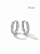 Brinco Argolinha Click Cravejada em Prata 925 - Imagem 4
