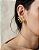 Brinco Ear Jacket Sol de Ouro - Imagem 1