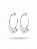 Brinco Argola em Prata 925 com Medalhas Pendentes - Imagem 2