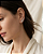 Brinco Ear Cuff Pena em Prata 925 Envelhecida - Imagem 1