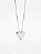 Colar Coração Abaulado Liso em Prata 925 - Estilo Minimalista - Imagem 3