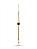 Pulseira Elos com Cristal Retangular Banhada a Ouro - Imagem 3