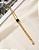 Pulseira Elos com Cristal Retangular Banhada a Ouro - Imagem 2