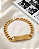 Pulseira Masculina Pai Nosso Banhada a Ouro - Imagem 2