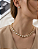Conjunto Feminino Colar Regulável Coração Cravejado e Brinco Dourado Linha Premium Aço Inoxidável - Imagem 4