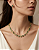 Conjunto Feminino Colar Regulável Coração Cravejado e Brinco Dourado Linha Premium Aço Inoxidável - Imagem 10