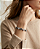 Pulseira Feminina Coração Cravejado em Aço Inoxidável - Imagem 14