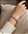 Pulseira Feminina Coração Cravejado em Aço Inoxidável - Imagem 7