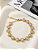 Pulseira Feminina Coração Cravejado em Aço Inoxidável Banhado a Ouro - Imagem 4