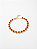 Pulseira de Coração em Aço Inoxidável Banhada a Ouro com Zircônias Vermelhas - Imagem 3