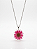 Colar de Flor Natural Desidratada em Aço Inoxidável Medalha Resina - Imagem 11