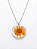 Colar de Flor Natural Desidratada em Aço Inoxidável Medalha Resina - Imagem 8