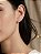 Brinco Ear Cuff Quatro Corações Vazados Prata - Imagem 1
