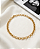 Pulseira Corrente Elo Português Dourada - Imagem 2