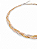 Colar Choker Trançado Tricolor (Dourado, Prateado e Ouro Rosé) - Imagem 4