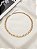 Colar Choker Trançado Tricolor (Dourado, Prateado e Ouro Rosé) - Imagem 2