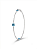 Pulseira Olho Grego Azul em Prata 925 com Regulagem - Imagem 3