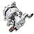 Alternador Mitsubishi L200 L300 com bomba vácuo 55A A2T15584 - Imagem 2