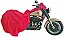 Capa de Moto Nave Big Trail e Custom G cor vermelho - Imagem 2