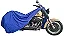 Capa de Moto Nave   Big Trail e Custom  M cor azul - Imagem 2