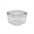 Pote Quadrado Descartável 150ml com lacre C10UN - Imagem 1