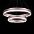 PENDENTE LUSTRE CIRCULAR ACRYLIC EM LED 90W 3000K BIVOLT - Imagem 5