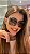 clip-on feminino dourado e nude - Imagem 3