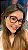 Óculos Feminino Clip-on vermelho em acetato - Imagem 2