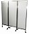 Biombo com três faces em iço inox - Imagem 1