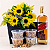 Buquê de Girassóis com Kit Red Label - Imagem 1