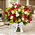 Arranjo de 50 Rosas Coloridas em Vaso - Imagem 4