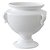 Vaso de louça Ânfora branco com alças laterais - Imagem 1