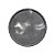 Prato de cimento na cor cinza escuro - 16cm - Imagem 1