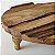 Boleira Rústica de Madeira Ripada com Pezinhos - 30cm - Imagem 2