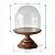 Pedestal em Madeira com Redoma de Vidro Altura 18cm - Imagem 6