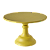 Boleira de metal  Amarelo Canário pequena - 25x16cm - Imagem 1