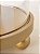 Porta panetone Bolinhas com redoma de vidro - DOURADO - Imagem 3