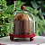 Porta panetone Bolinhas com redoma de vidro - VERMELHO - Imagem 1