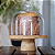 Porta panetone de Bambu com redoma de vidro - até 400g - Imagem 1