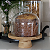 Porta panetone de Bambu com redoma de vidro - até 400g - Imagem 2