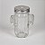 Mason Jar Cacto de Vidro - Tampa prateada - Imagem 1