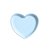 Travessa coração Azul P (12x11cm) - Imagem 1