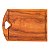 Tábua de madeira retangular com recorte de coração - Imagem 1