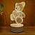 LUMINARIA DECORATIVA URSINHO 3D - LUZ QUENTE - USB 20.1*11CM TOP1792 - Imagem 1